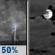 Tonight: A chance of showers and thunderstorms before 9pm. Mostly cloudy, with a low around 73. West southwest wind 2 to 8 mph. Chance of precipitation is 50%. New rainfall amounts between a tenth and quarter of an inch possible. Tonight: Chance Showers And Thunderstorms then Mostly Cloudy