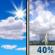 Sunday: A chance of showers and thunderstorms after 2pm. Mostly sunny, with a high near 93. Heat index values as high as 101. West southwest wind 2 to 7 mph. Chance of precipitation is 40%. New rainfall amounts less than a tenth of an inch possible. Sunday: Mostly Sunny then Chance Showers And Thunderstorms